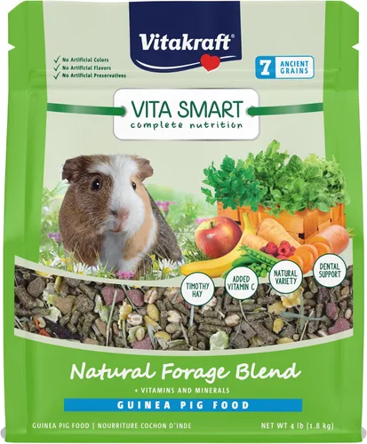 Vitakraft Vita Smart - Comida para conejillo de indias, 4 libras