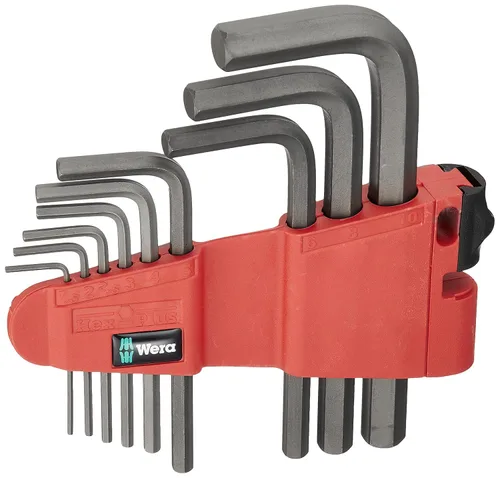Vista 3 de WERA 05021737001 950/9 Hex-Plus 7 L-Key Set, métrico, BlackLaser, 9 piezas