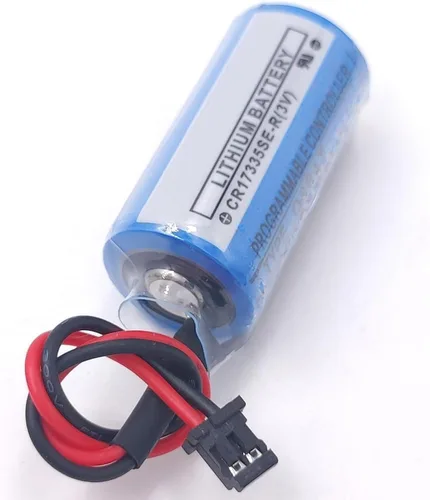 Vista 4 de Q6BAT CR17335SE-R 3V 1800mAh Batería de litio de repuesto para sistema Q25PRHCPU Q170HBATC QNS FANUC