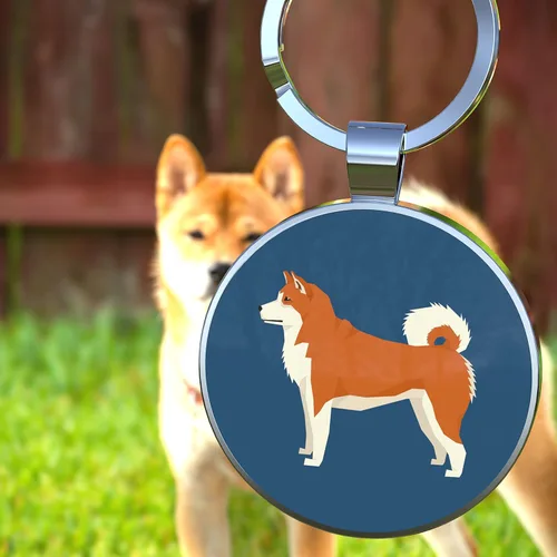 Vista 2 de Etiquetas para perros con código QR, etiquetas de perro personalizadas para mascotas, etiquetas de identificación de perro, etiquetas de nombre