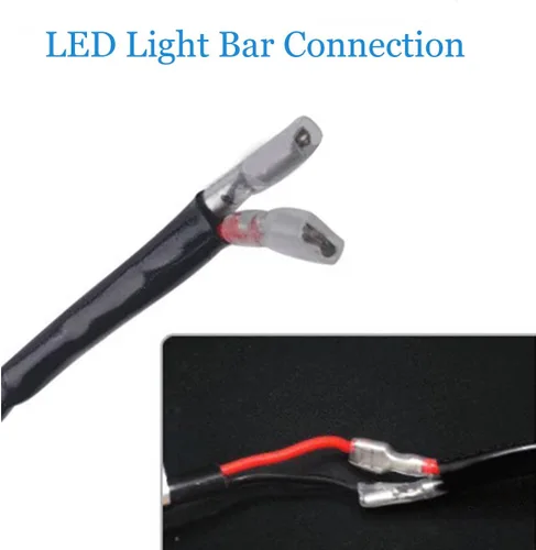 Vista 5 de MASO Arnés de cableado de relé de 8 pies, para todo terreno, 12 V, 40 A, barra de luz LED, arnés de cableado, kit de barra de luz antiniebla