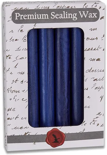 Vista 2 de Empire/Sapphire Blue - Pistola de pegamento prémium para sellos, cartas, invitaciones de boda, paquete de 6