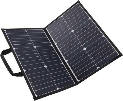 Vista 4 de WALFRONT Solar Panel Charger Kit, Monocrystalline Silicon Portable Charger, 40W for Camping and RV