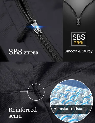 Vista 6 de GEMYSE - Chaqueta de esquí para hombre, para montaña, impermeable, resistente al viento, lluvia y nieve