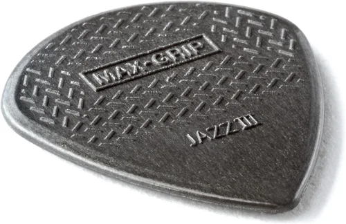 Vista 2 de Dunlop Max Grip – Jazz III Fibra de Carbono púas de guitarra
