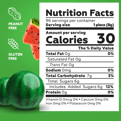 Vista 2 de Bolas de chicle para repuestos de máquina de chicles Sandía Grande Gumball Bola de goma de 1 pulgada para máquina expendedora Goma de mascar