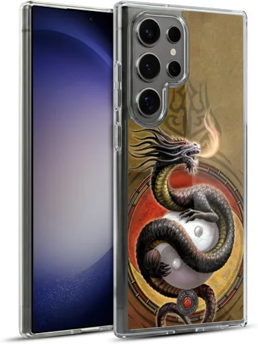 Vista 41 de Head Case Designs Officially Licensed Anne Stokes God's Hammer Guardian Dragons Gel Case [Military Grade Protection] Compatible with Samsung Galaxy