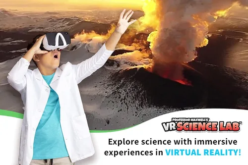 Vista 2 de Professor Maxwell's VR Science Lab, VR Junior Chef y VR Magic Interactive Learning Activity Set Bundle
