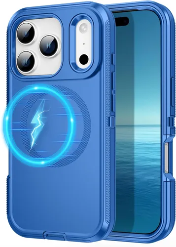 Vista 10 de Funda para iPhone 11, a prueba de golpes, caídas y polvo, protección de cuerpo completo de 3 capas, cubierta dura de alto impacto de alta