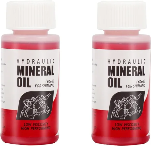 Aceite mineral para frenos de bicicleta de alto rendimiento, 4.1 fl oz/4 onzas, ideal para sistemas de frenos hidráulicos Shimano y Tektro, líquido