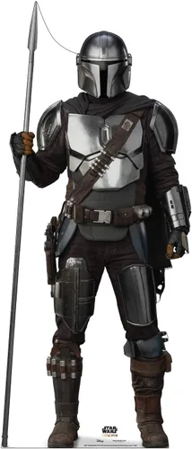 Vista 8 de Gráficos avanzados Star Wars: El mandalorian tamaño real cartón recorte Standups