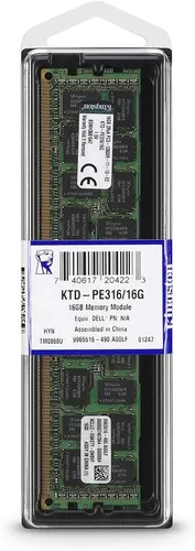 Vista 4 de Kingston Technology 16 GB 1600MHz (PC3-12800) Reg ECC módulo de memoria para Dell Severs KTD-PE316/16G