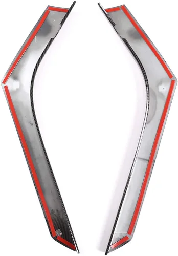 Vista 5 de Tiras de decoración lateral de consola central de ABS para Land Rover Range Rover Evoque 2012-2019 Accesorios de automóvil (fibra de carbono)