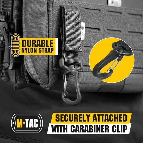 Vista 4 de M-Tac Key Holder for Belt with Key Clip - Tactical Key Chains for Mens - Molle Military Key Keeper