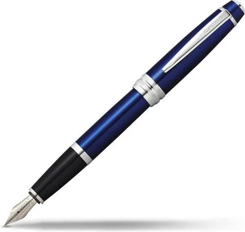 Vista 13 de Cross Bailey - Pluma estilográfica recargable presentada en una caja de regalo premium - Punta mediana, tinta negra, gris mate