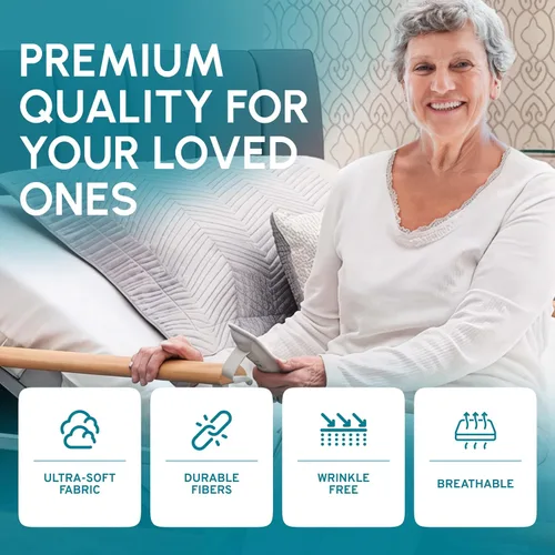 Vista 4 de Sábana para cama de hospital lisa, sábanas lisas tamaño doble, 1 sábana lisa, de algodónpoliéster