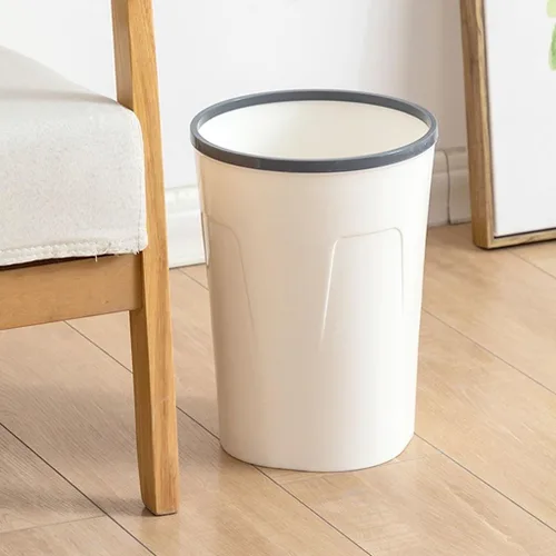 Vista 3 de Trash Can 10l Crevice Garbage Can Home Living Room Bedroom Cute Kitchen Bathroom Size Toilet Paper Basket Pulling Garbage Can/Blu/30.5 *