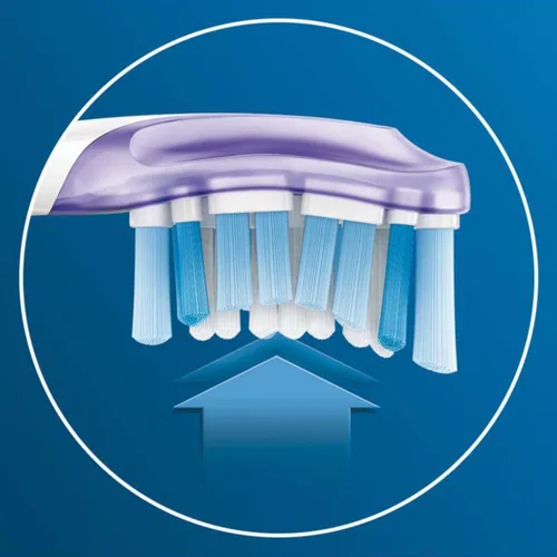 Vista 4 de Philips Cabezales de cepillo de repuesto originales Sonicare Premium para el cuidado de las encías, paquete de 4, color blanco - HX9054/17
