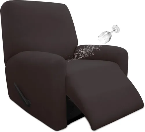 Vista 29 de Easy-Going Funda de sofá 100% impermeable doble de 3 piezas, elástica, suave, para perros, para sofá de 2 cojines separados, protector de muebles a