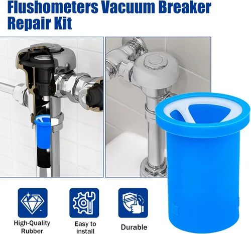 Vista 2 de Flushometers Kit de reparación de disyuntor de vacío para Sloan y Zurn Flushometers, piezas de repuesto V-651-A P6000-B-HP - 2 piezas
