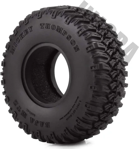 Vista 4 de INJORA 4 unids 1.55 "neumáticos de goma suave 1.55 pulgadas neumático para RC Crawler Car D90 TF2 Tamiya CC01 LC70 LC80