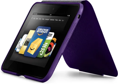 Vista 4 de Amazon Kindle Fire HD 7" (Generación Anterior) Standing, funda de piel, Royal Purple (Will sólo ajuste Kindle Fire HD 7," Generación Anterior)