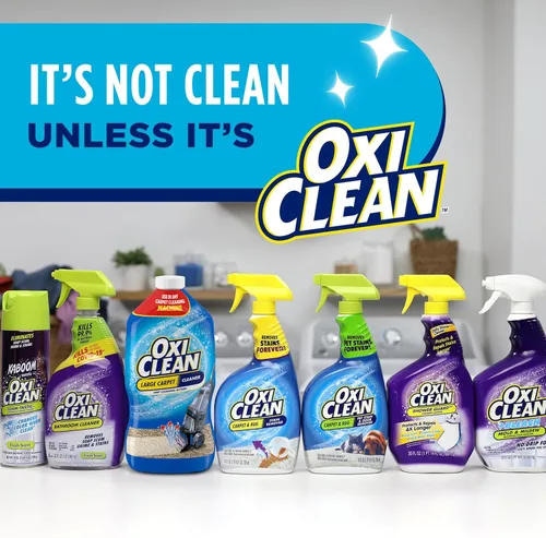 Vista 9 de OxiClean Solución Líquida Limpiadora de Alfombras Grande para Máquinas de Limpieza a Vapor, 64 onzas líquidas