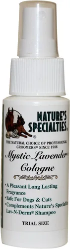 Vista 6 de Nature's Specialties Mystic Lavender Colonia para perros para mascotas, elección natural para peluqueros profesionales, perfume listo para usar