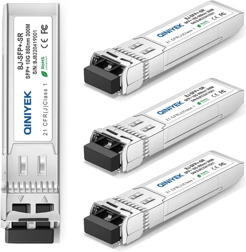 Vista 10 de Transceptor SFP+ 10GBase-LR, módulo LC dúplex SFP+ monomodo 10G, compatible con Cisco SFP-10G-LR, Ubiquiti UF-SM-10G, Meraki MA-SFP-10GB-LR