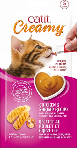 Vista 20 de Catit Creamy - Paquetes personalizados de golosinas para gato que puede lamer