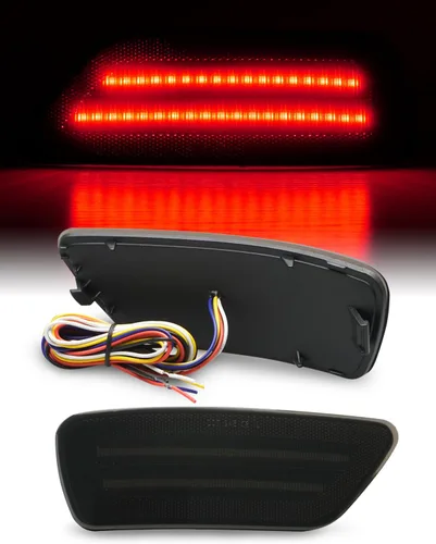 Vista 7 de Bestview 4-en-1 Luz Reflectora de Parachoques Trasero Compatible con Jeep Grand Cherokee Compass Patriot Dodge Journey 2011-2021, Función como Luz