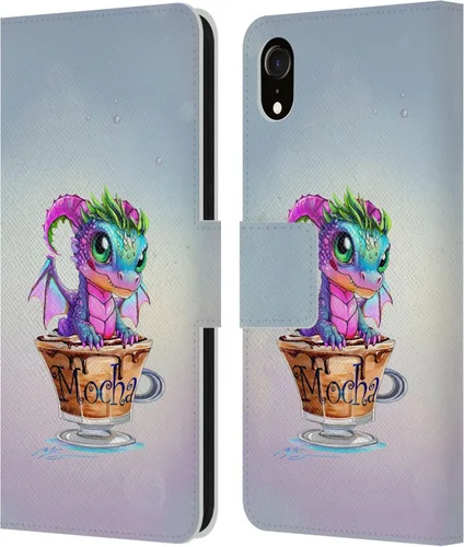 Vista 318 de Head Case Designs Officially Licensed Ruth Thompson Boba Tea Cup O Dragons Leather Wallet Case Compatible with Apple iPhone 7 Plus / 8 Plus