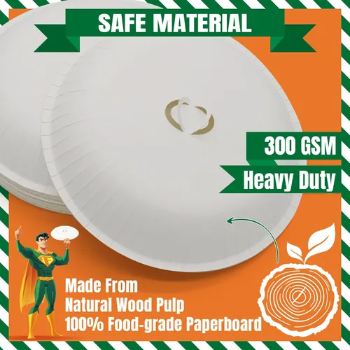 Vista 2 de Funda desechable para salpicaduras de microondas, 10 pulgadas, funda de papel para microondas para alimentos, sin BPA y no tóxico, protector