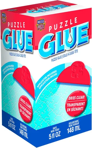 Vista 12 de MasterPieces – Pegamento para rompecabezas con esparcidor de plástico ancho, fácil de aplicar, se seca rápido y transparente, protege rompecabezas