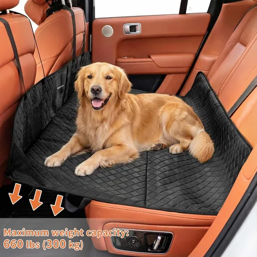 Vista 4 de Placa de extensión de asiento trasero de automóvil, extensor plegable de asientos traseros para dormir, aumenta el maletero de viaje y el espacio