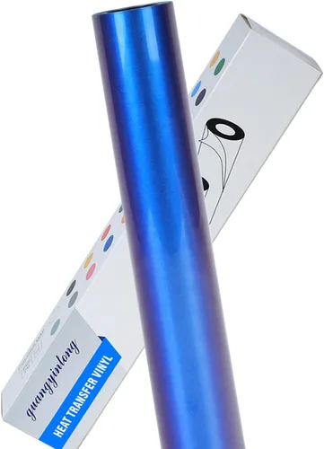 Vista 35 de Guangyintong Rollos de Vinilo de Transferencia de Calor HTV, 12" x 8 pies Vinilo para Planchar para Camisetas, Superficie Brillante, Fácil de Cortar