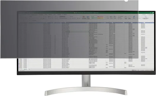 Vista 13 de StarTech.com Pantalla de privacidad para monitor Dell P3424WE curvado 21:9, filtro de doble cara, protector de pantalla de computadora, TAA