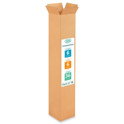 Vista 116 de Cajas largas de mudanza y envío de 18 x 9 x 9 pulgadas (paquete de 10) – Extra resistentes 200 libras frente a las regulares – Cajas de embalaje