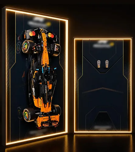 Pantalla de pared con luz LED para Lego Technic 42228 McLaren MCL39 C
