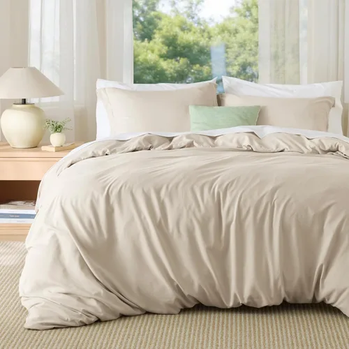 Vista 34 de Bedsure Funda de edredón tamaño individual/individual XL, juego de ropa de cama suave de doble cepillado para niños y adultos, cierre de cremallera