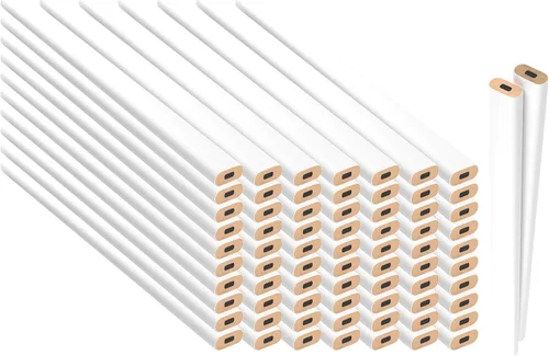 Vista 17 de GRAPHITE Lápices de Carpintero de Mina Dura a Granel - (1) Paquete de 12 Piezas Lápiz de Madera para Construcción #2 (HB) - Negro