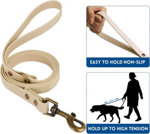 Vista 4 de Wisedog Juego de collar y correa para perro collares ajustables y duraderos para mascotas con correas para perros pequeños, medianos y grandes