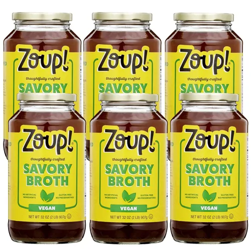 Vista 10 de Zoup - Caldo de hueso de ternera, apto para ceto, sin gluten, sin azúcar, sin OMG, caldo transparente – Ideal para caldo, caldo, base de sopa