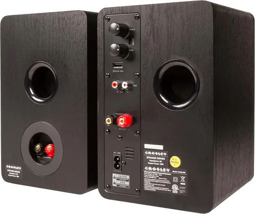 Vista 17 de Crosley KT400A-BK - Tocadiscos Bluetooth de 2 velocidades totalmente automático con altavoces estéreo S100A, color negro