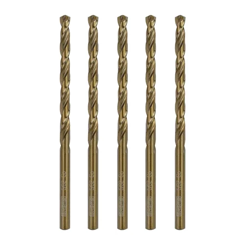 Vista 15 de Brocas de cobalto de 1/2 pulgada, 5 brocas resistentes para acero, metal duro, hierro fundido (1/2 x 6 pulgadas)