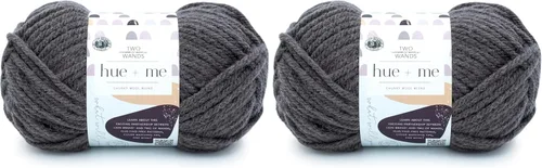 Vista 84 de Lion Brand Yarn, Hue + Me - Hilo grueso para tejer a ganchillo, tejer y manualidades, agave, 1 paquete