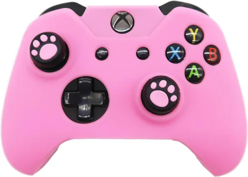 BRHE Cute Skin Cover for Xbox-OneSeries XS Controller Anti-Slip Silicone Grip Protective Case Accessories Set WirelessWired Gamepad Joystick with 2