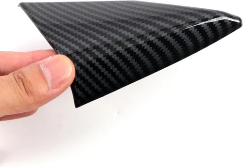 Vista 6 de ITrims Para Chevrolet Corvette C8 2020 2021 2022 2023 Accesorios de coche Una cubierta de pilar triangular Car Styling Decoración Pegatina ABS Fibra