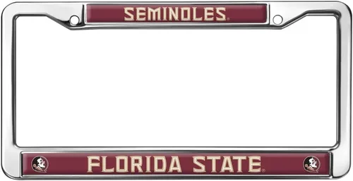 Vista 163 de Texas A&M University - Texarkana Mascot - Marco de metal estándar para placa de matrícula de tamaño completo