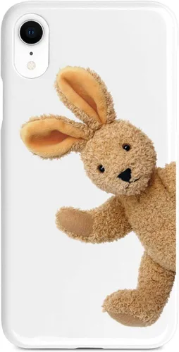 Vista 11 de Inspired Cases - Funda protectora a prueba de golpes para iPhone Xs Max - Funda protectora con textura 3D para Apple iPhone Xs Max - Conejo